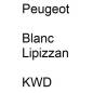 Preview: Peugeot, Blanc Lipizzan, KWD.